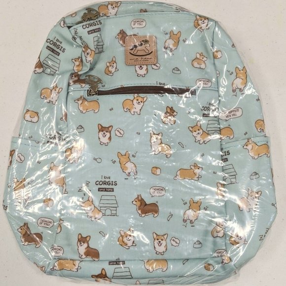 Waterproof Corgi Backpack Convertible Sling Bag - Picture 8 of 13